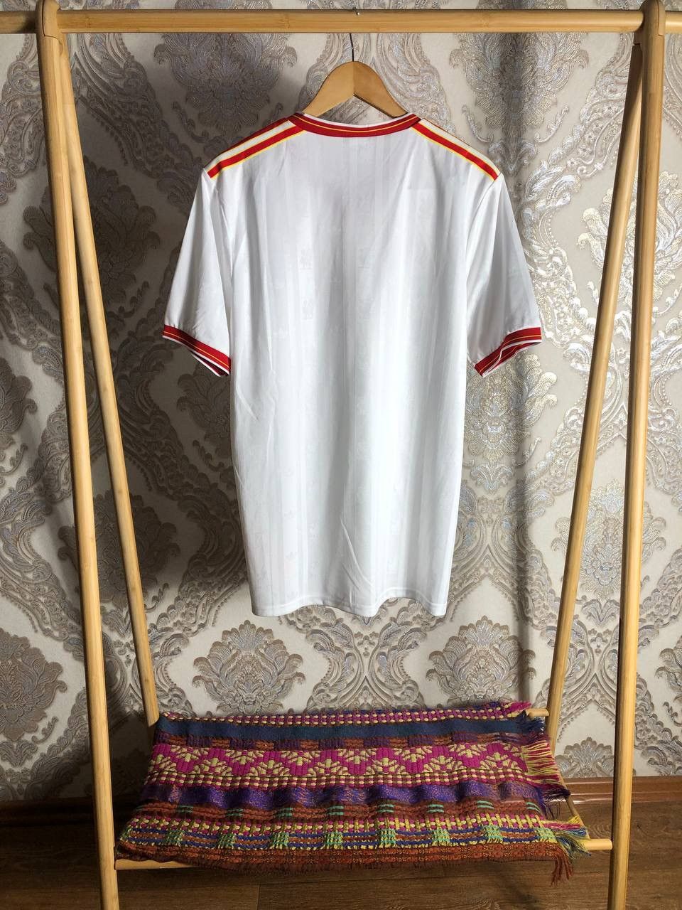 Vintage VERY RARE ADIDAS FC LIVERPOOL ENGLAND SOCCER JERSEY RETRO Size US XL / EU 56 / 4 - 6 Thumbnail