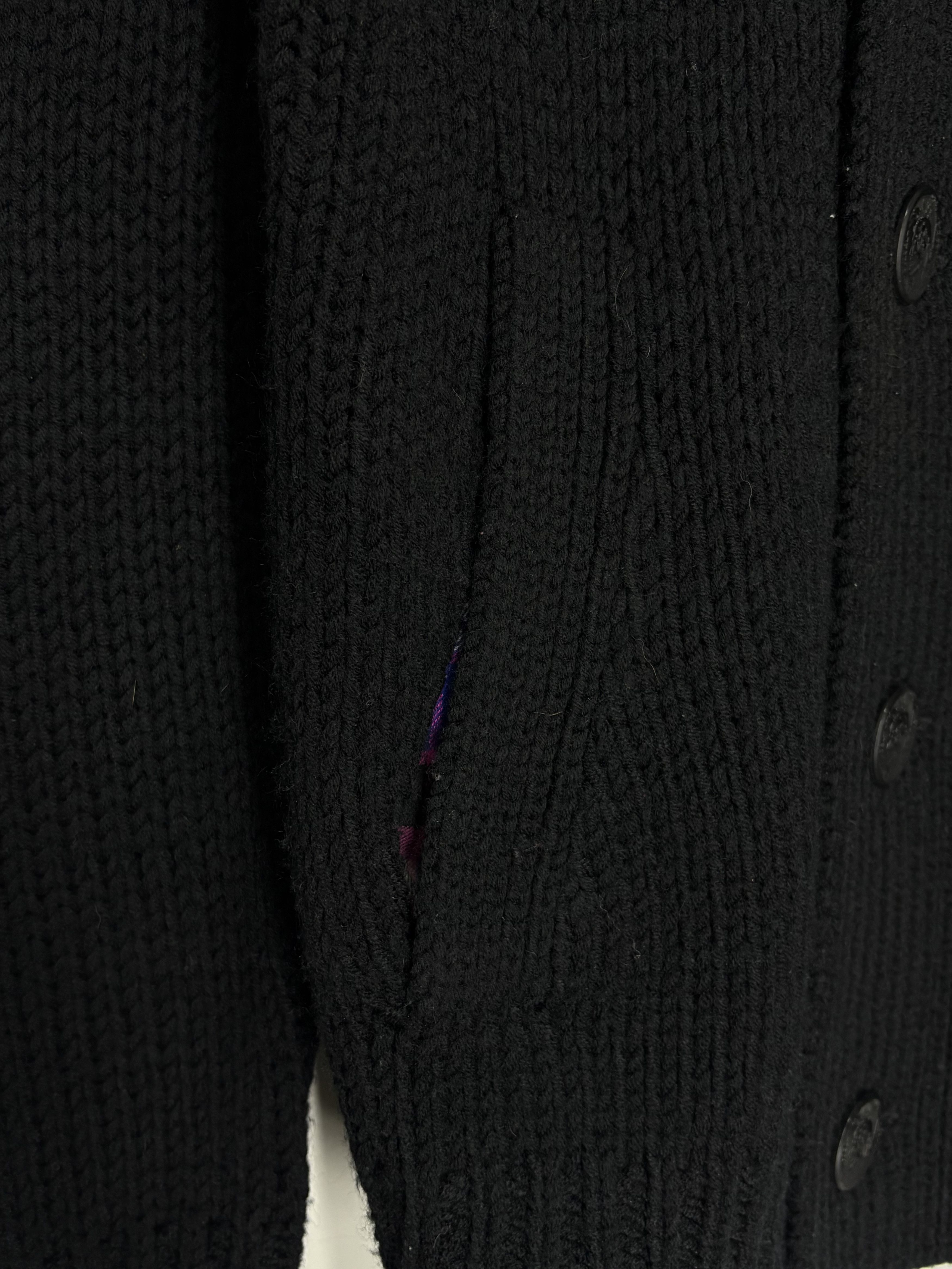 Diesel Vintage Diesel Avant Garde Heavy Knit Black Sweater Size US XL / EU 56 / 4 - 5 Thumbnail