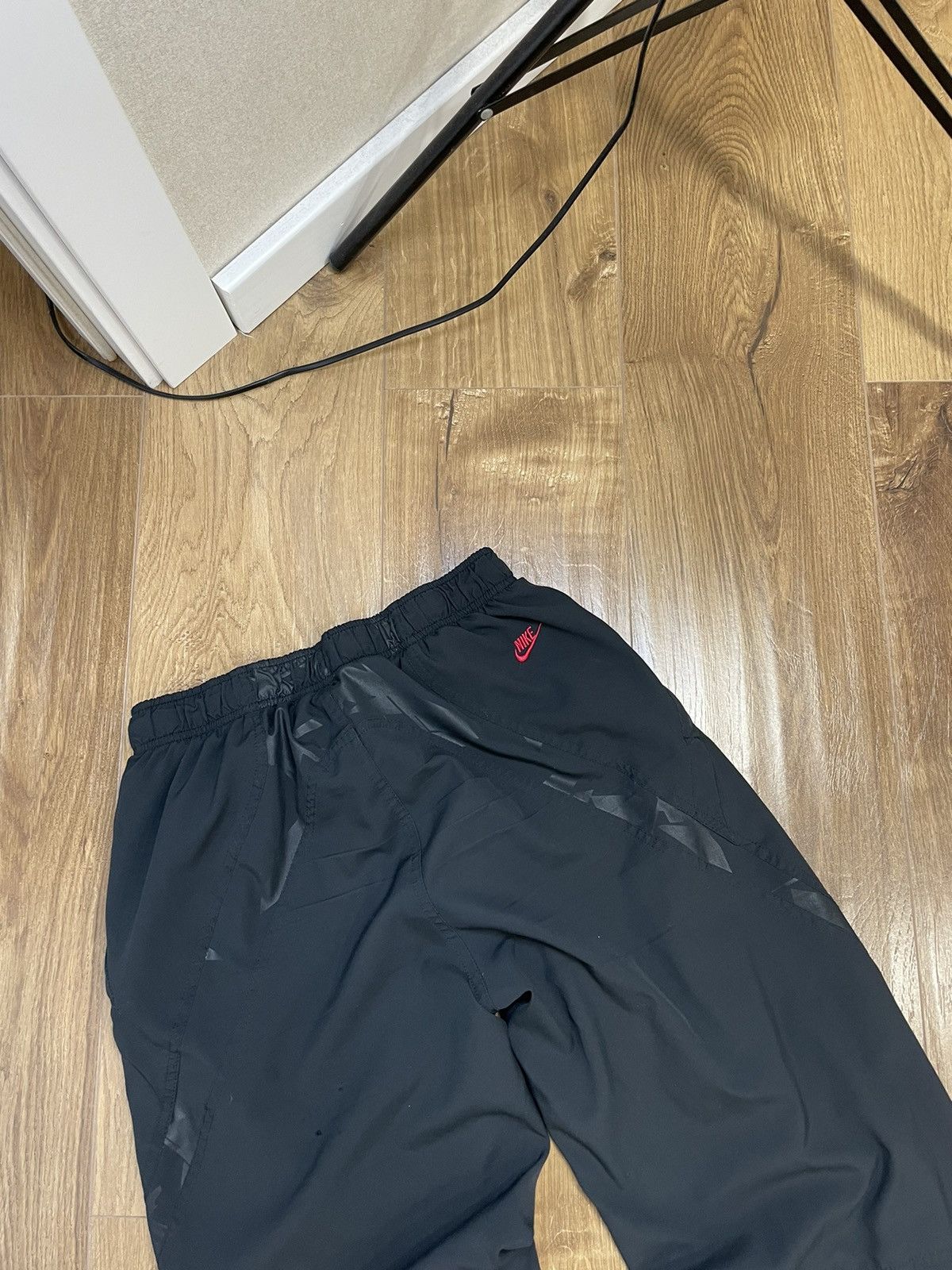 Nike × Vintage Vintage Nike Y2K Style 90’s Black Nylon Drill Pants Joggers Size US 32 / EU 48 - 17 Thumbnail