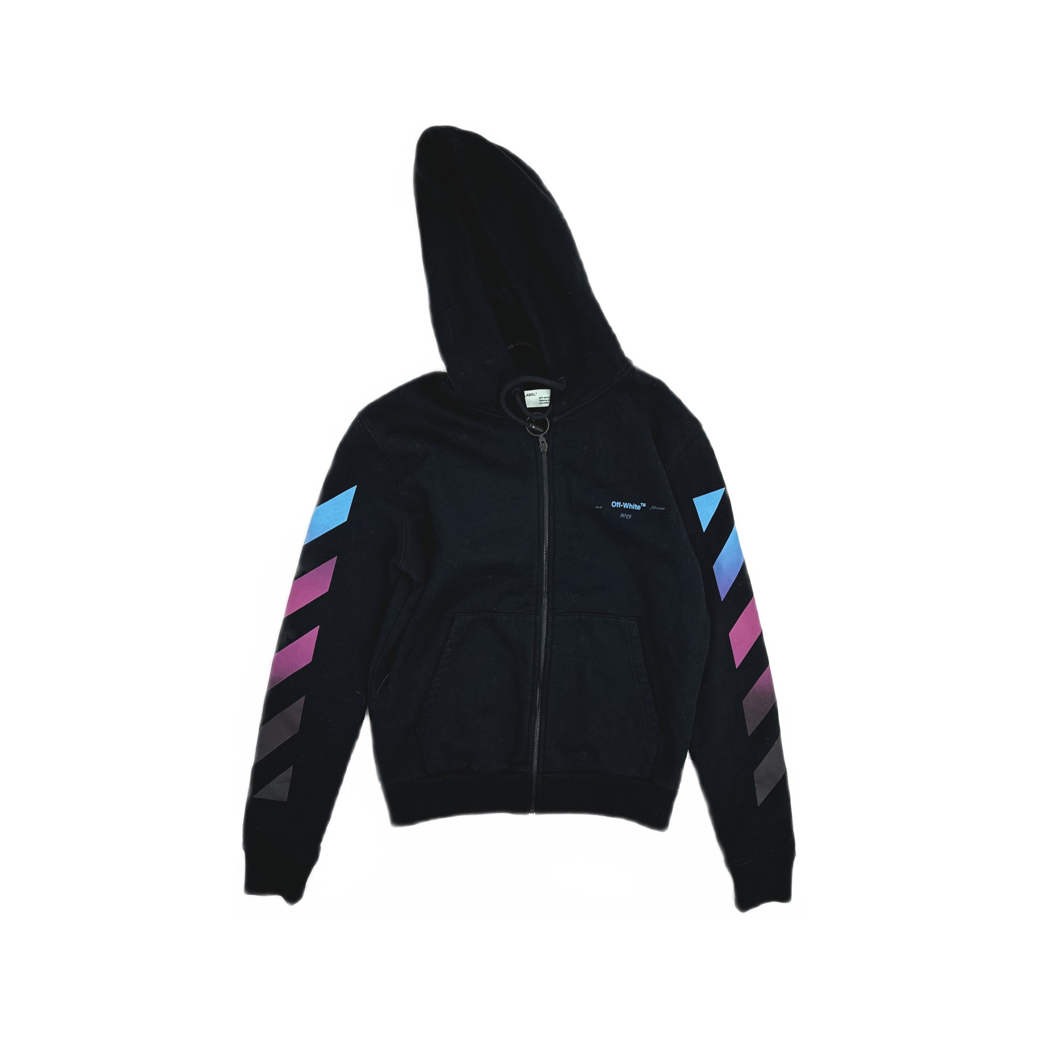 Off-White Off-White Gradient Arrow Zip-up Hoodie Size S Size US S / EU 44-46 / 1 - 1 Thumbnail
