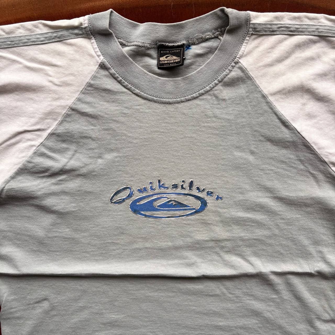 Quiksilver Vintage 90s Quiksilver Surfing Surf Boarding Raglan Tshirt Size US L / EU 52-54 / 3 - 3 Thumbnail
