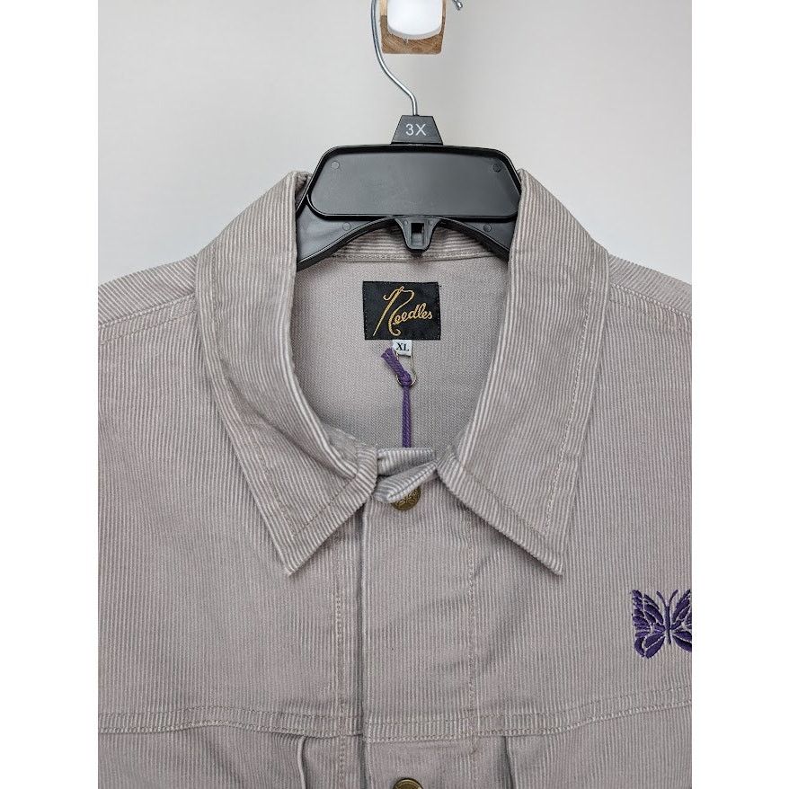 Needles o1rshd1 Needles Corduroy Penny Jacket in Grey Size US XL / EU 56 / 4 - 2 Thumbnail