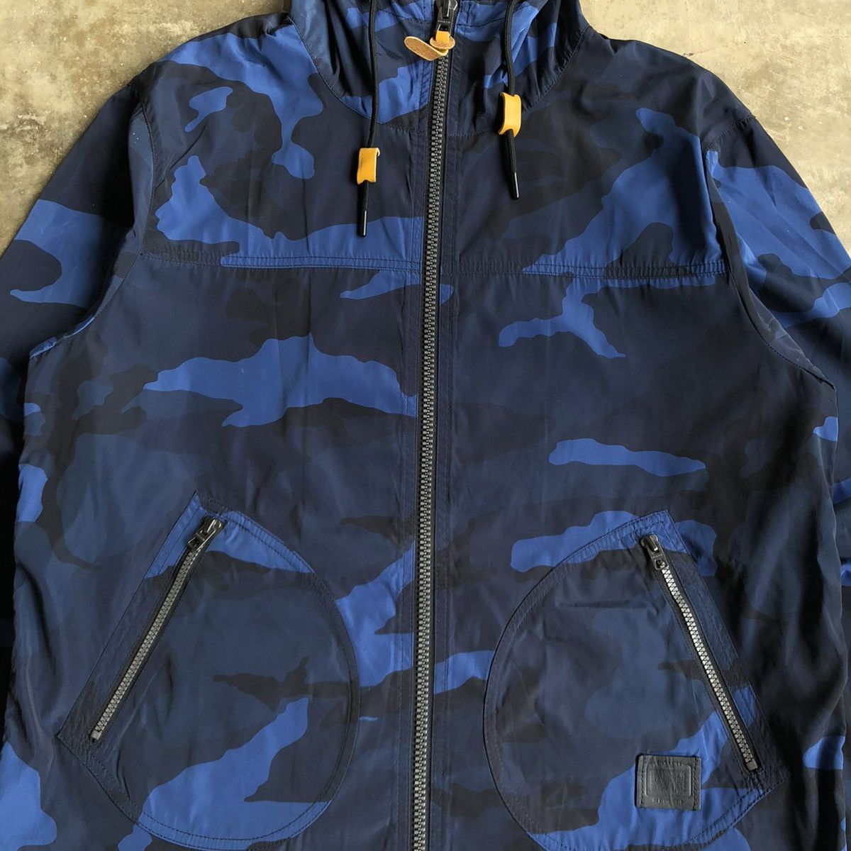 Coach Coach New York Luxury Camouflage Navy Windbreaker Jacket Size US XL / EU 56 / 4 - 4 Thumbnail