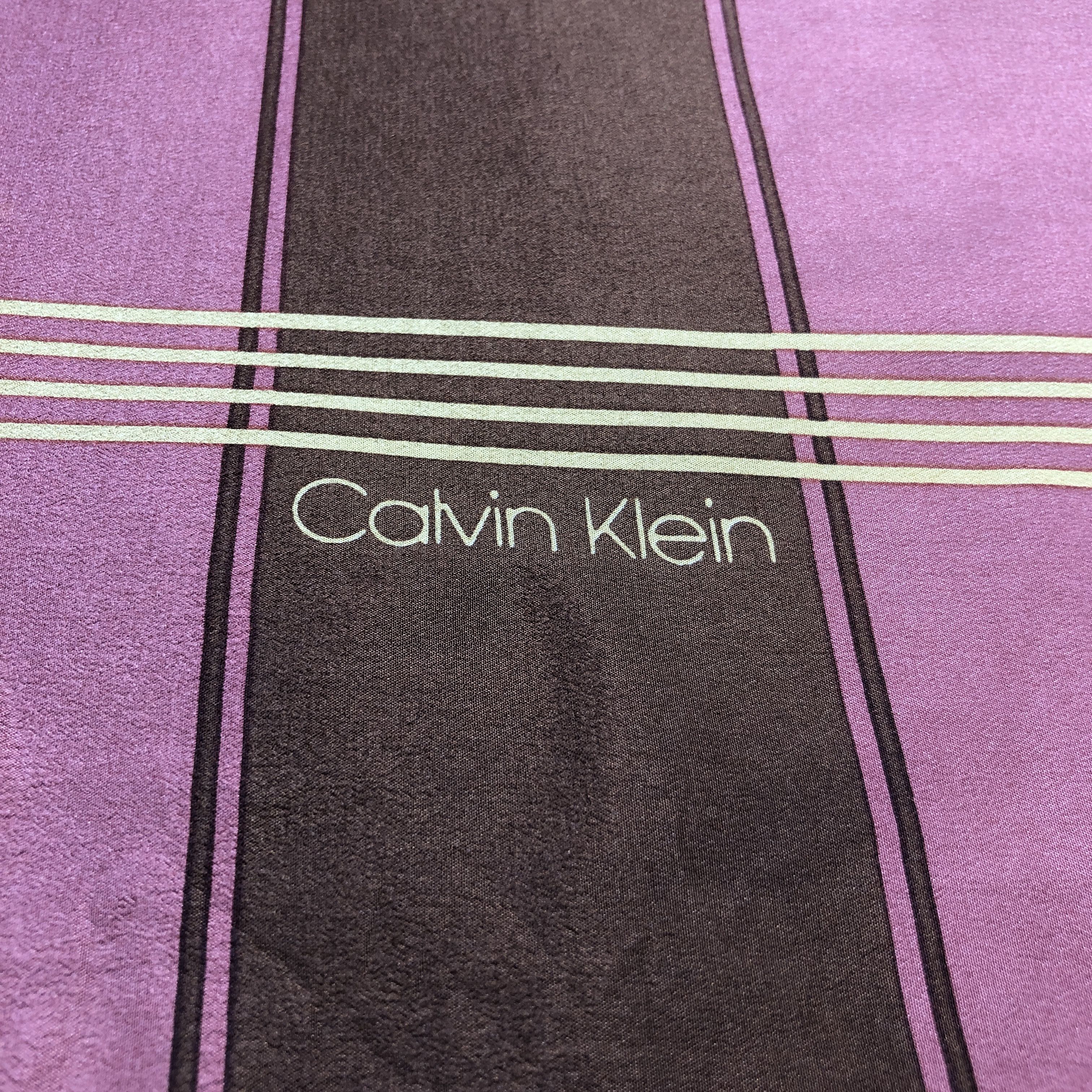 Calvin Klein Vintage Calvin Klein Silk Scarf M1275 Size ONE SIZE - 4 Thumbnail