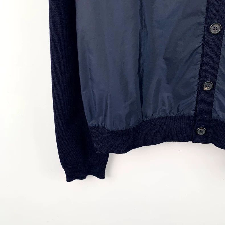 Prada Prada Color-blocked wool V-neck single-breasted long-sleev Size US L / EU 52-54 / 3 - 4 Thumbnail
