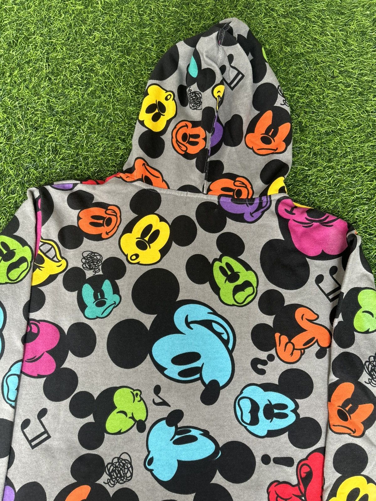 Mickey Mouse Y2k Tokyo Disney Resort Full print zip Hoodie Size L / US 10 / IT 46 - 4 Thumbnail