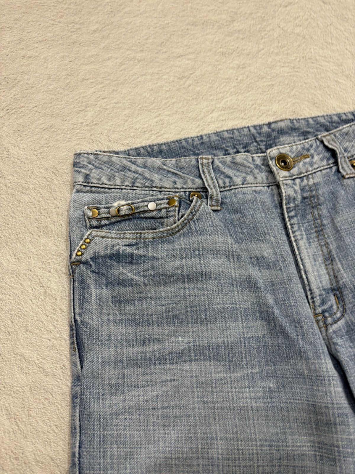 Hysteric Glamour 2000s Studet punk japan bootcut Denim y2k style Size US 33 - 8 Thumbnail