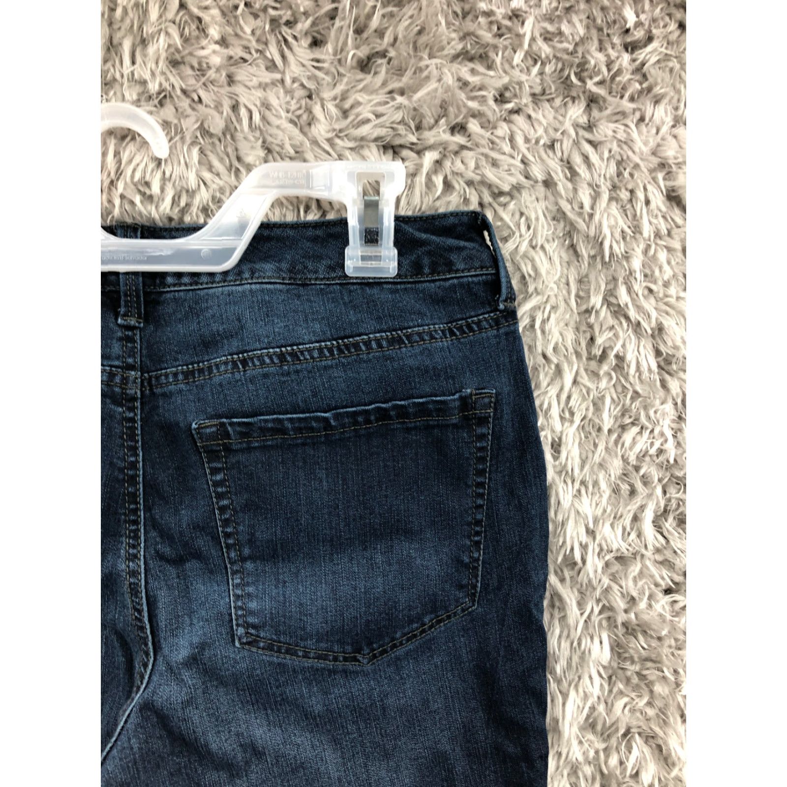 Charter Club VINTAGE Charter Club Jeans Size 10 Womens Mid Rise Dark Wash Blue Denim Straight Size 32" / US 10 / IT 46 - 6 Thumbnail
