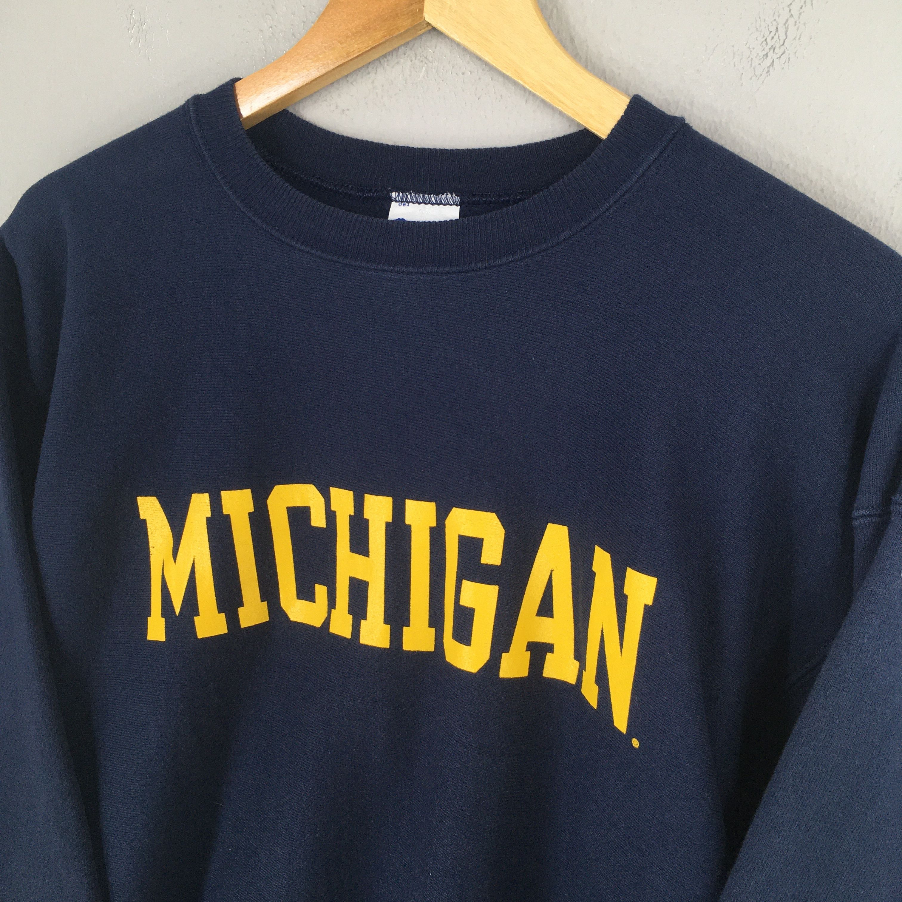 Champion × Vintage Vintage Champion Michigan Wolverines Sweatshirt Large Size US L / EU 52-54 / 3 - 3 Thumbnail