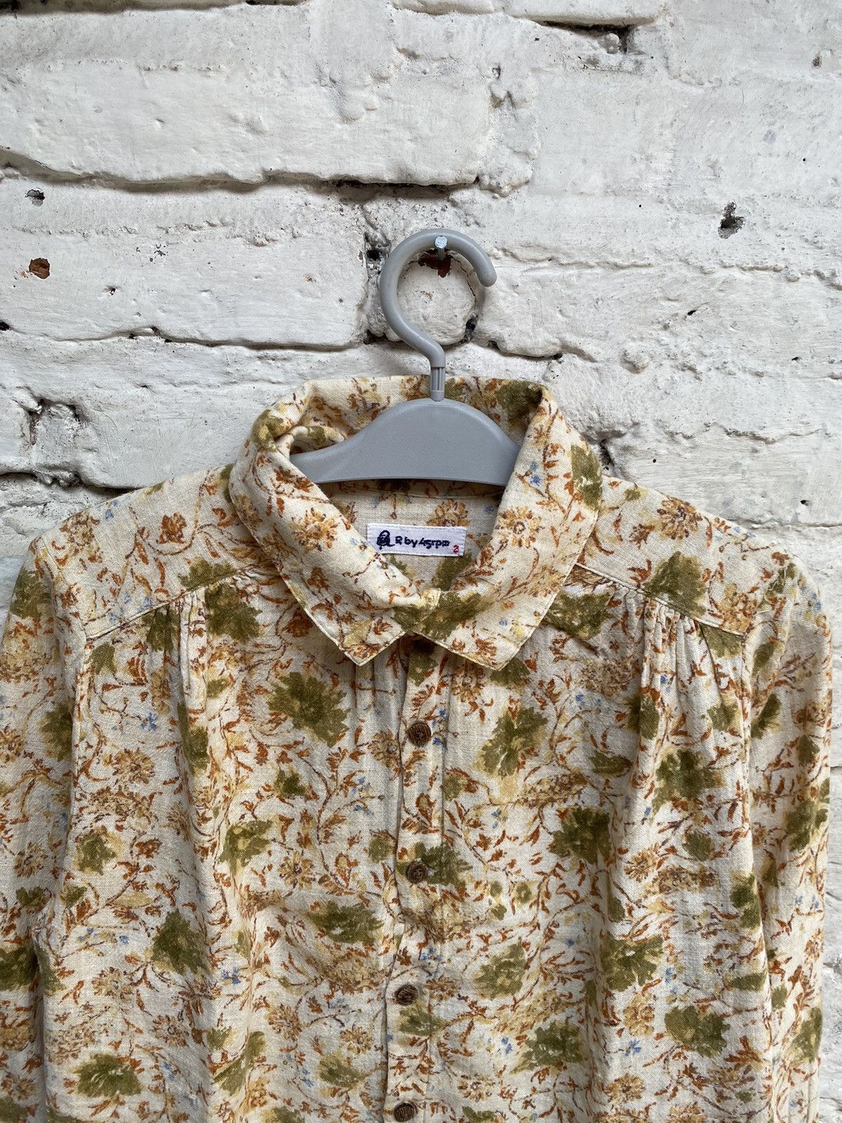 45rpm × Japanese Brand 45RPM FLOWER BUTTON UP SHIRT Size US S / EU 44-46 / 1 - 3 Thumbnail
