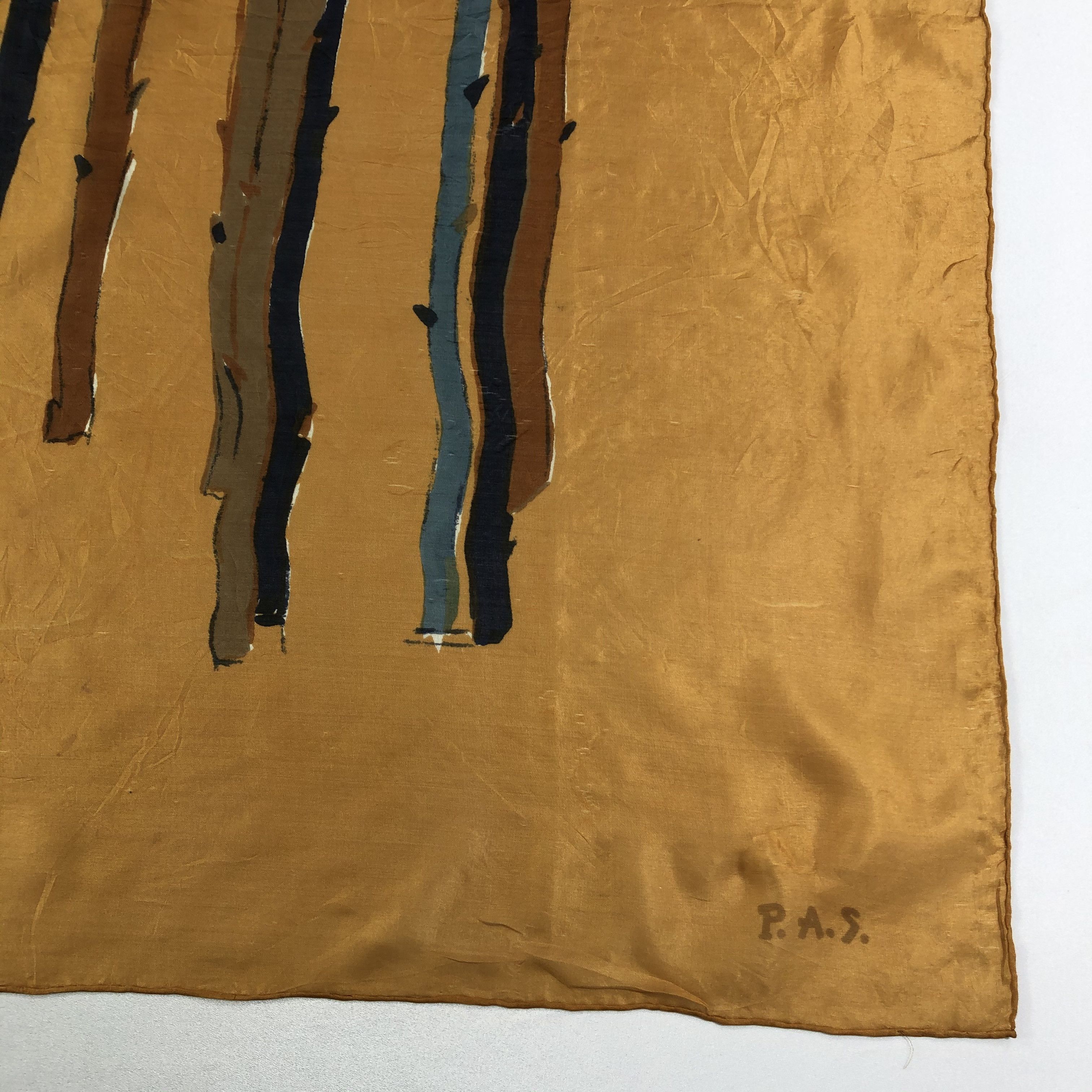 Vintage Vintage P.A.S Silk Scarf Size ONE SIZE - 4 Thumbnail