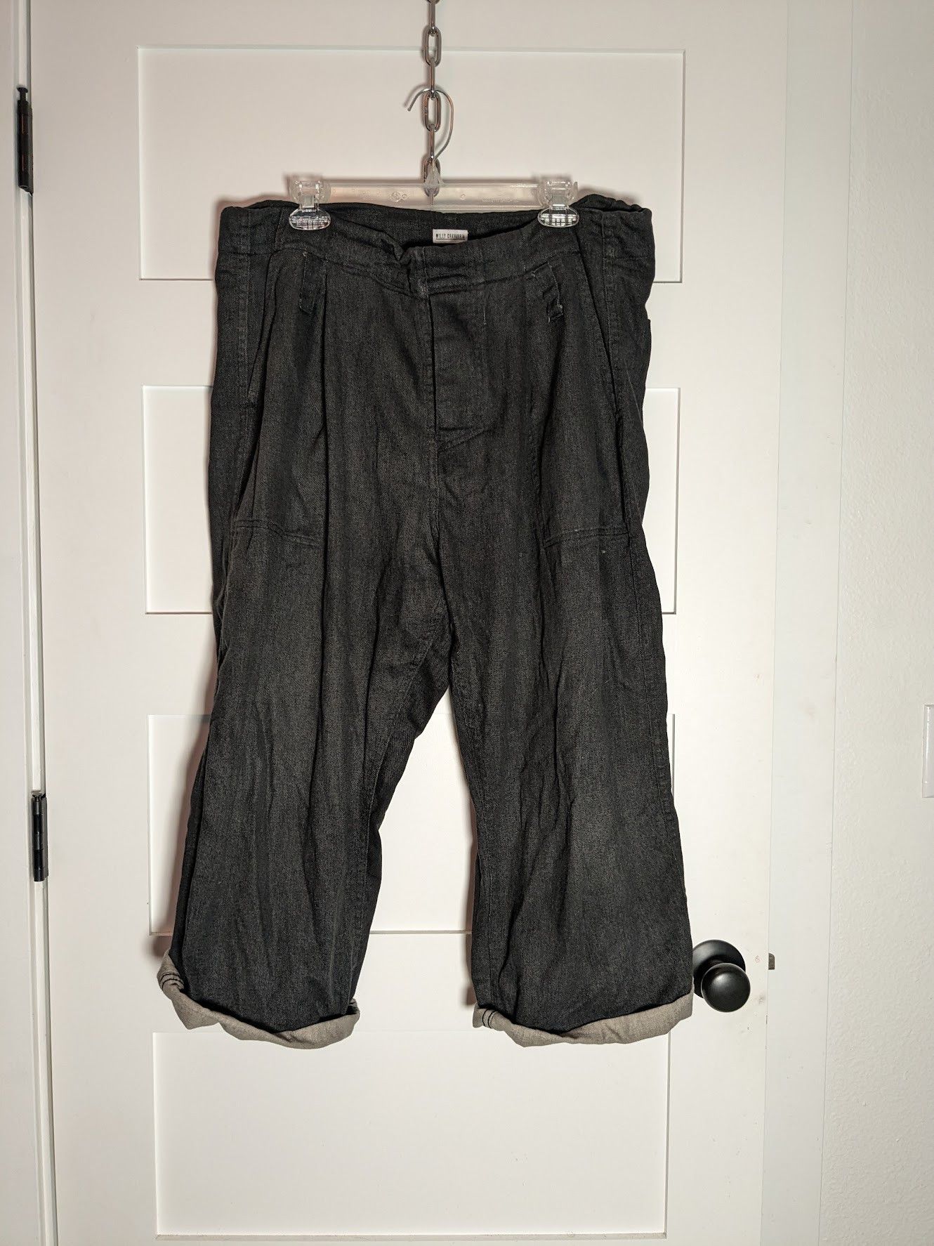 Willy Chavarria Willy Chavarria Cropped Denim Size US 43 - 1 Thumbnail