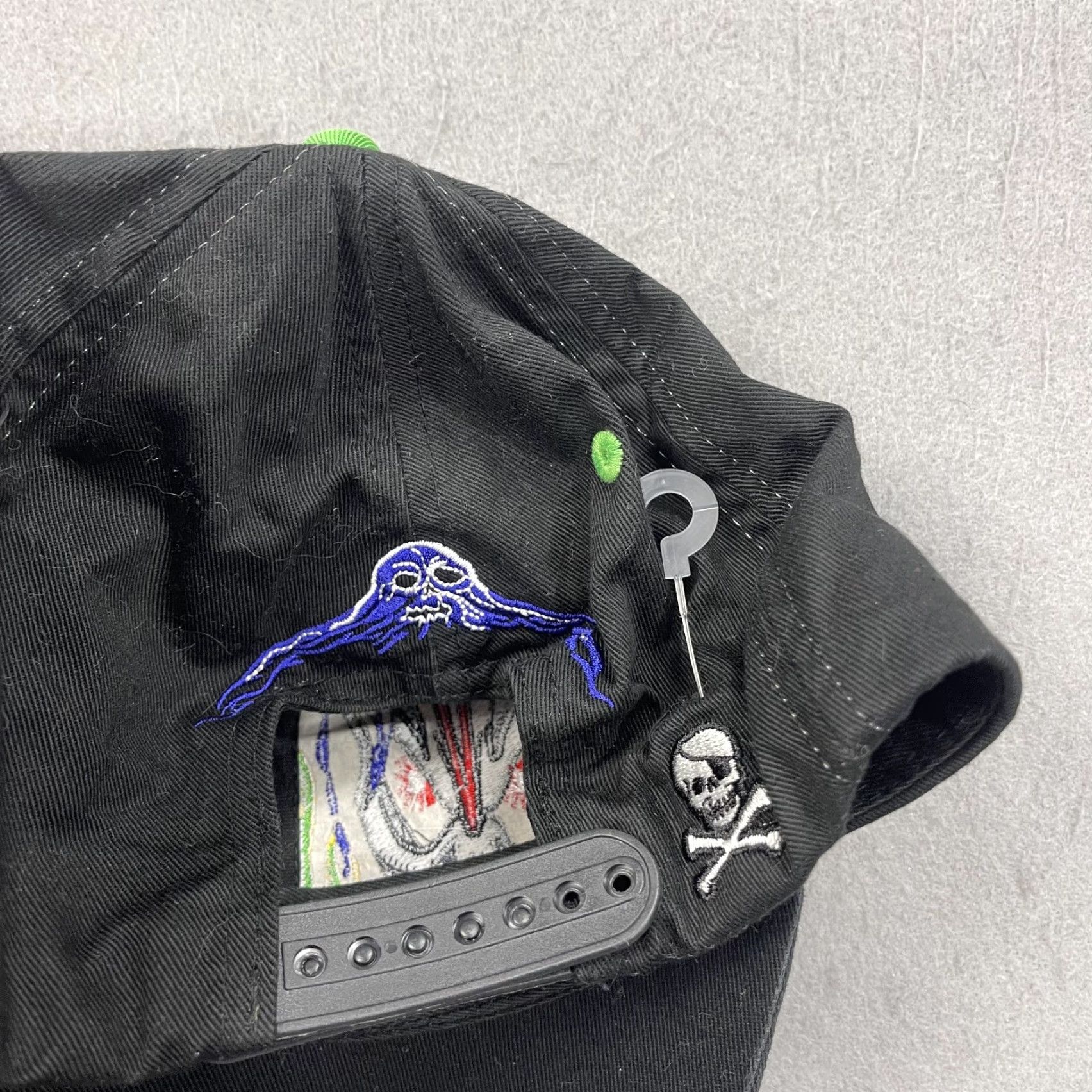 Vintage VINTAGE Grave Digger Hat Adult Black Monster Truck Snapback Adjustable Cap 90s Mens Cap Size ONE SIZE - 6 Thumbnail