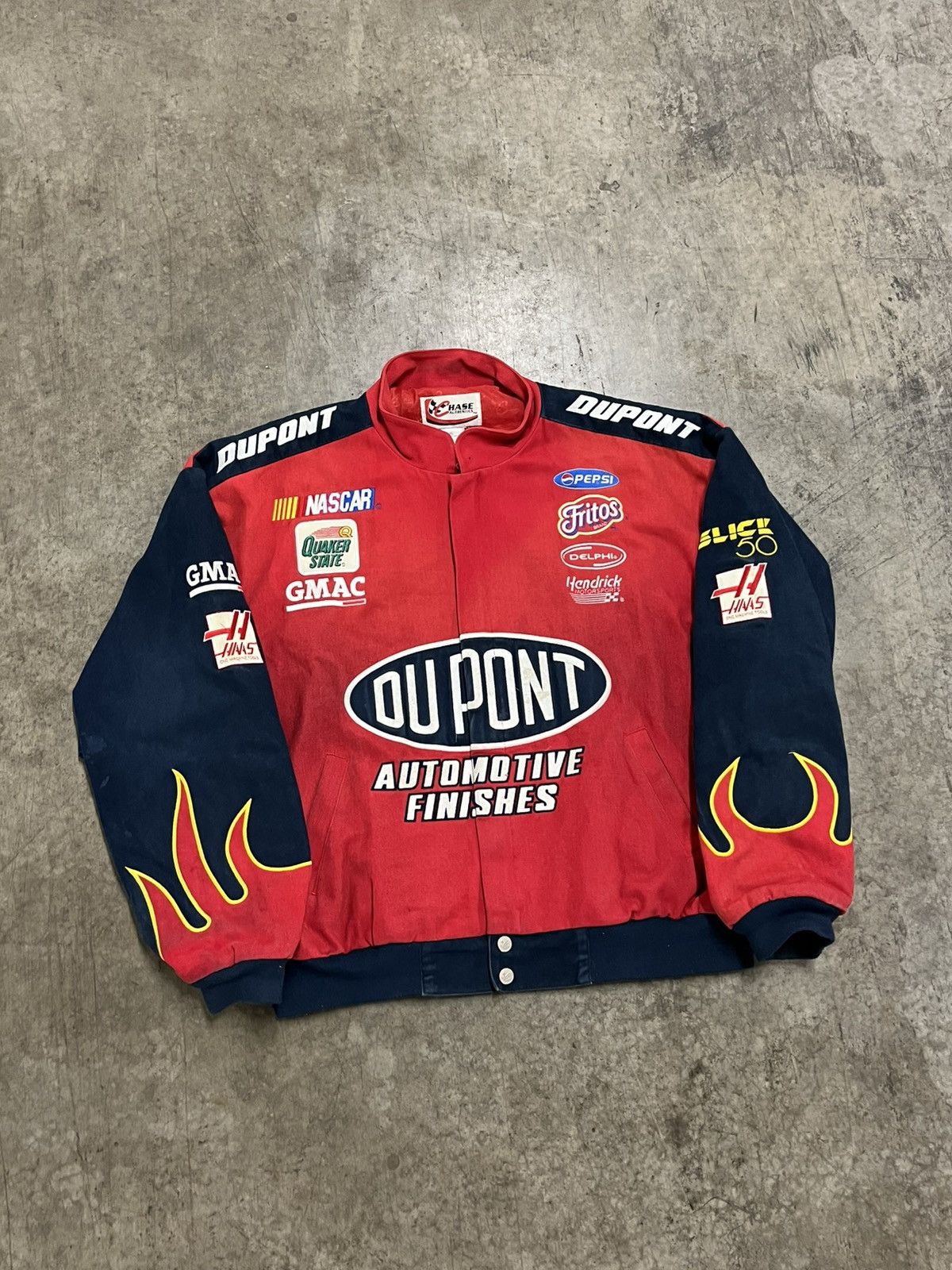 NASCAR × Vintage NASCAR vintage flame jacket streetwear hype rare Size US XL / EU 56 / 4 - 6 Thumbnail