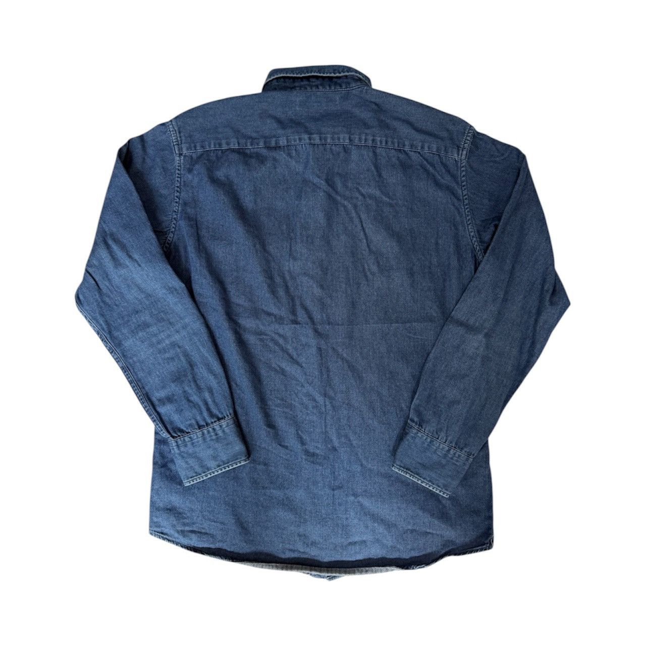 Uniqlo UNIQLO INDIGO BLUE DENIM BUTTON UP SHIRT Size US XS / EU 42 / 0 - 2 Thumbnail