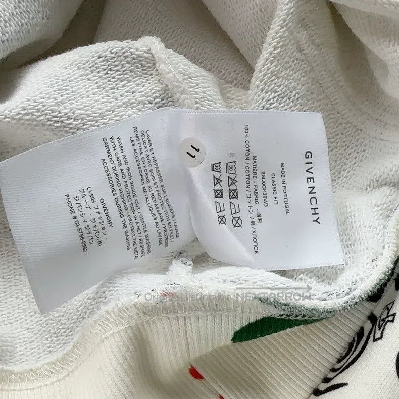 Givenchy Givenchy White Sweatshirt Size US L / EU 52-54 / 3 - 8 Thumbnail