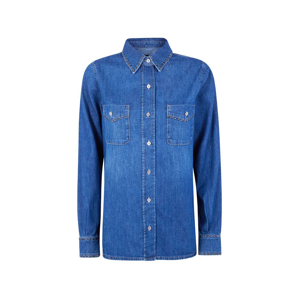 7 For All Mankind 7 For All Mankind BLUE Tops - Shirts Size S / US 4 / IT 40 - 1 Thumbnail
