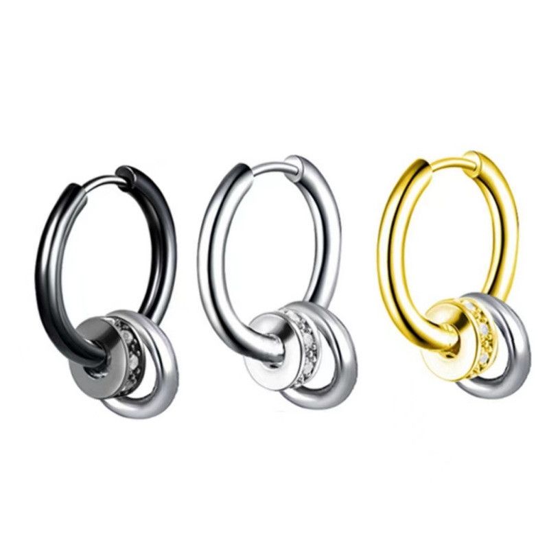 Jewelry × Sterling Silver Vibe Earrings One Pairs Chrome Jewelry Size ONE SIZE - 5 Thumbnail