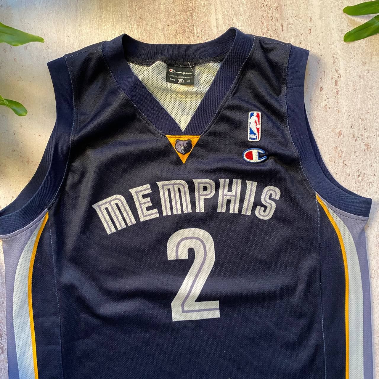 Champion × NBA × Vintage VINTAGE 2007 MEMPHIS GRIZZLIES NAVARRO CHAMPION JERSEY 313 Size US XL / EU 56 / 4 - 8 Thumbnail