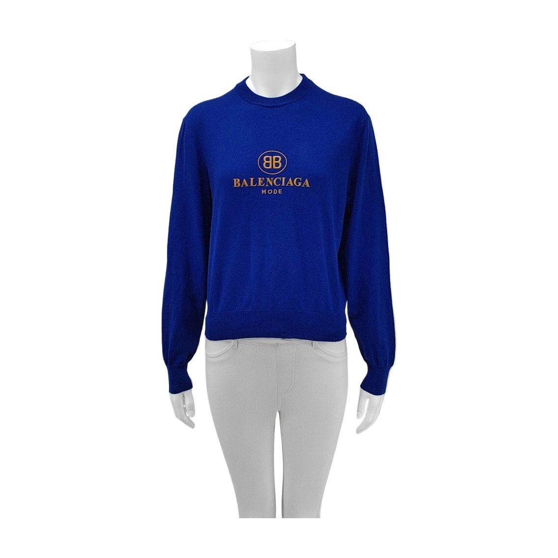 Balenciaga Balenciaga Logo Wool Sweater Size FR 36 Size XS / US 0-2 / IT 36-38 - 1 Thumbnail