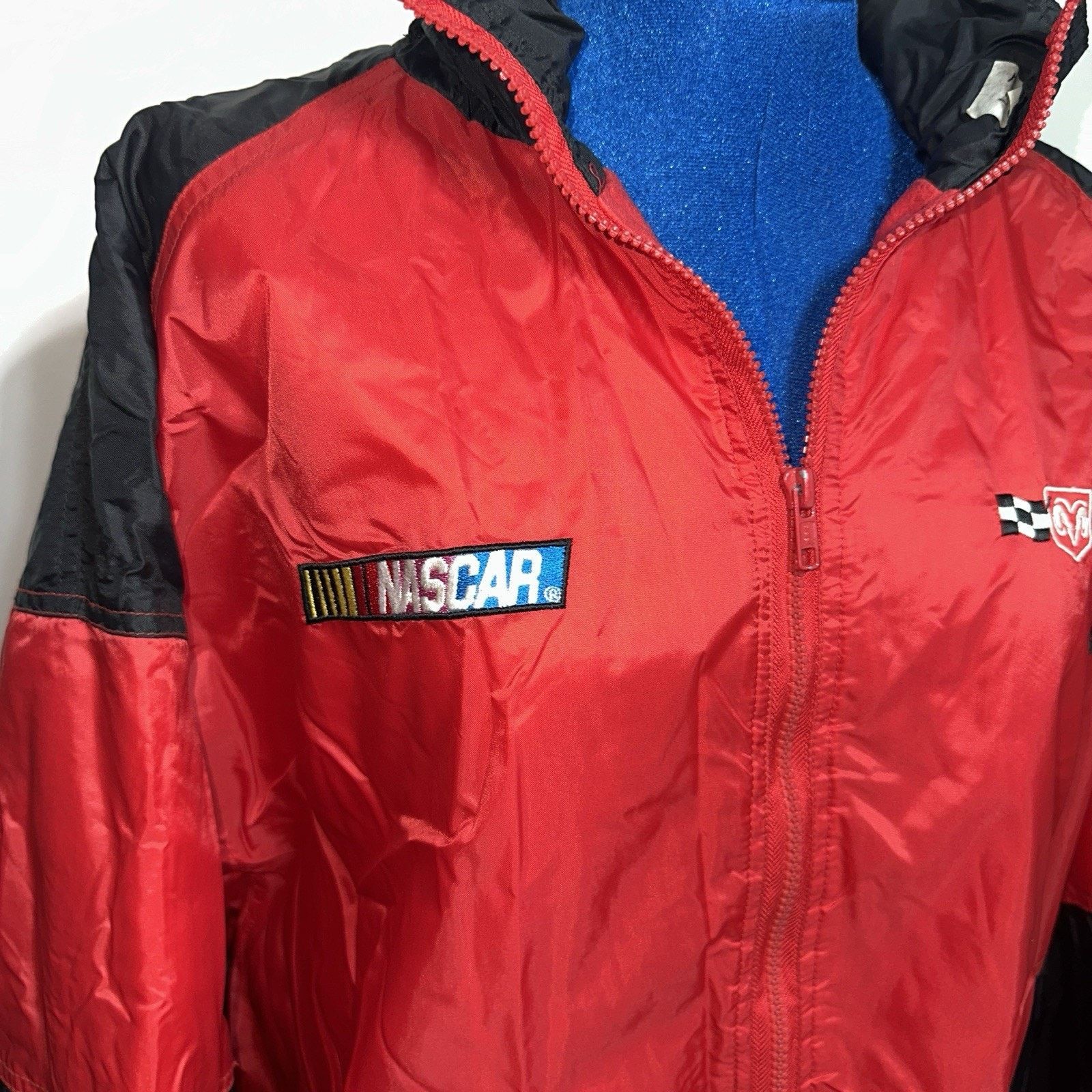 NASCAR Dodge Motorsports NASCAR Jacket Mens XL Red Windbreaker Size US XL / EU 56 / 4 - 4 Thumbnail