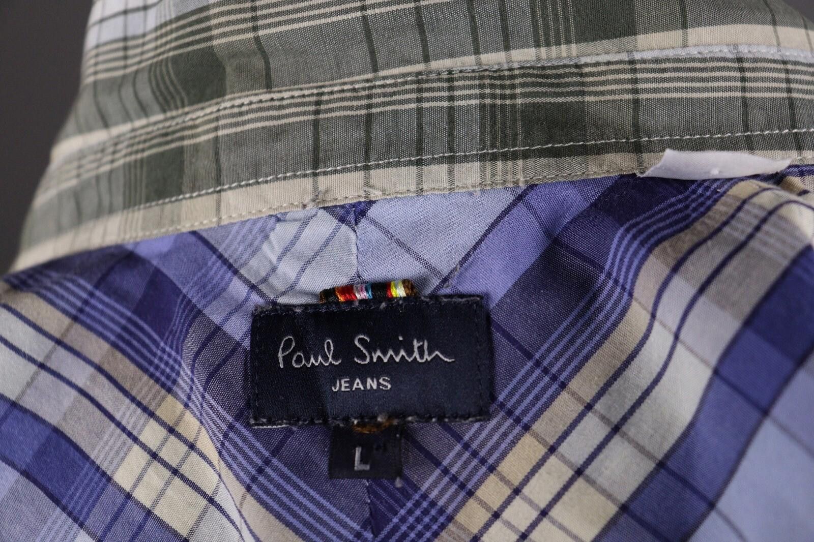 Paul Smith Paul Smith Jeans Check Short Sleeve Button Down Shirt Size L Size US L / EU 52-54 / 3 - 11 Thumbnail