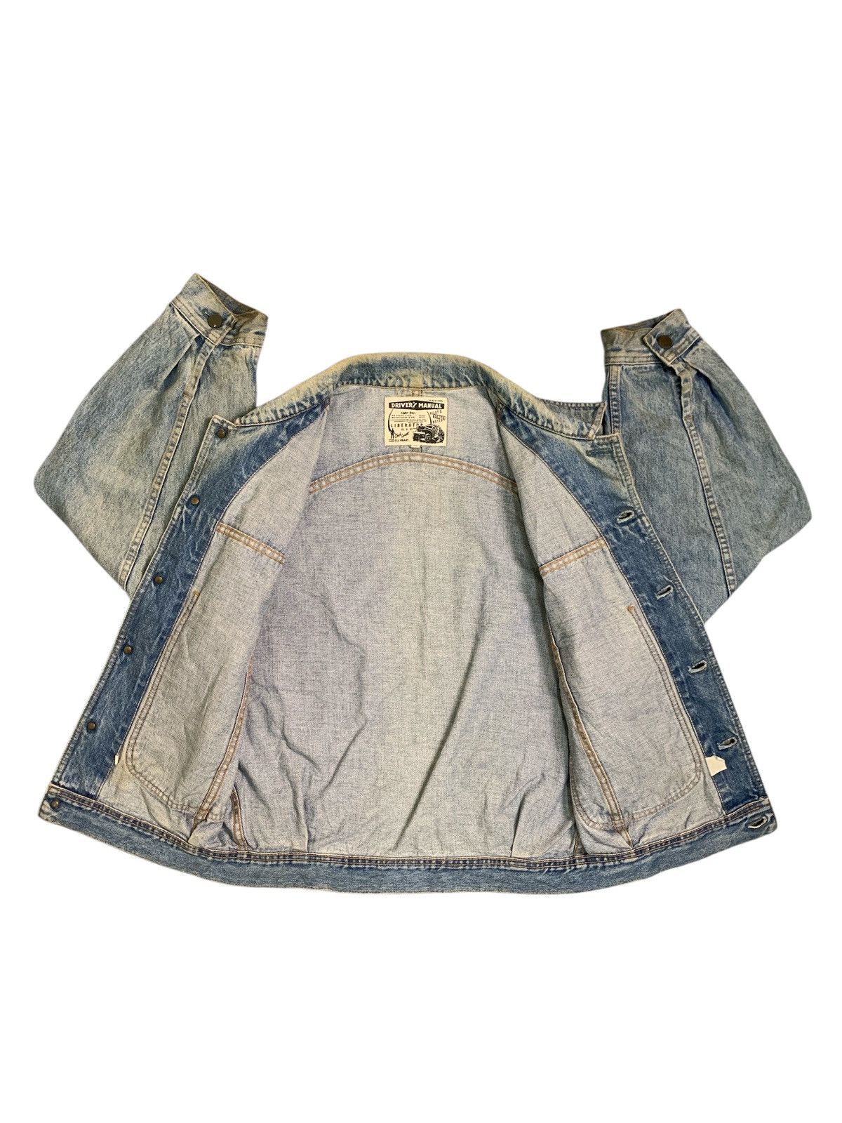 Japanese Brand Rare Design Vintage Driver’s Manual G.L Heart Denim Jackets Size US M / EU 48-50 / 2 - 3 Thumbnail