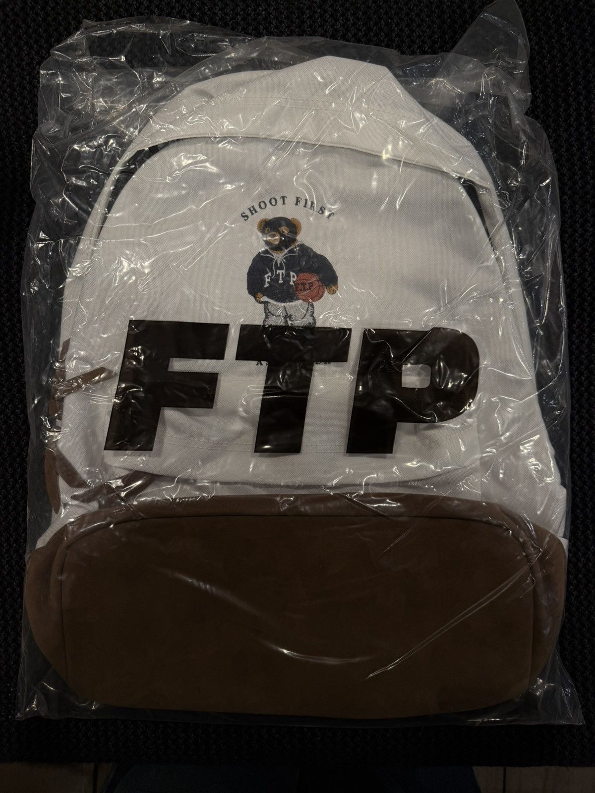 Fuck The Population FTP Bear Packpack white Size ONE SIZE - 4 Thumbnail