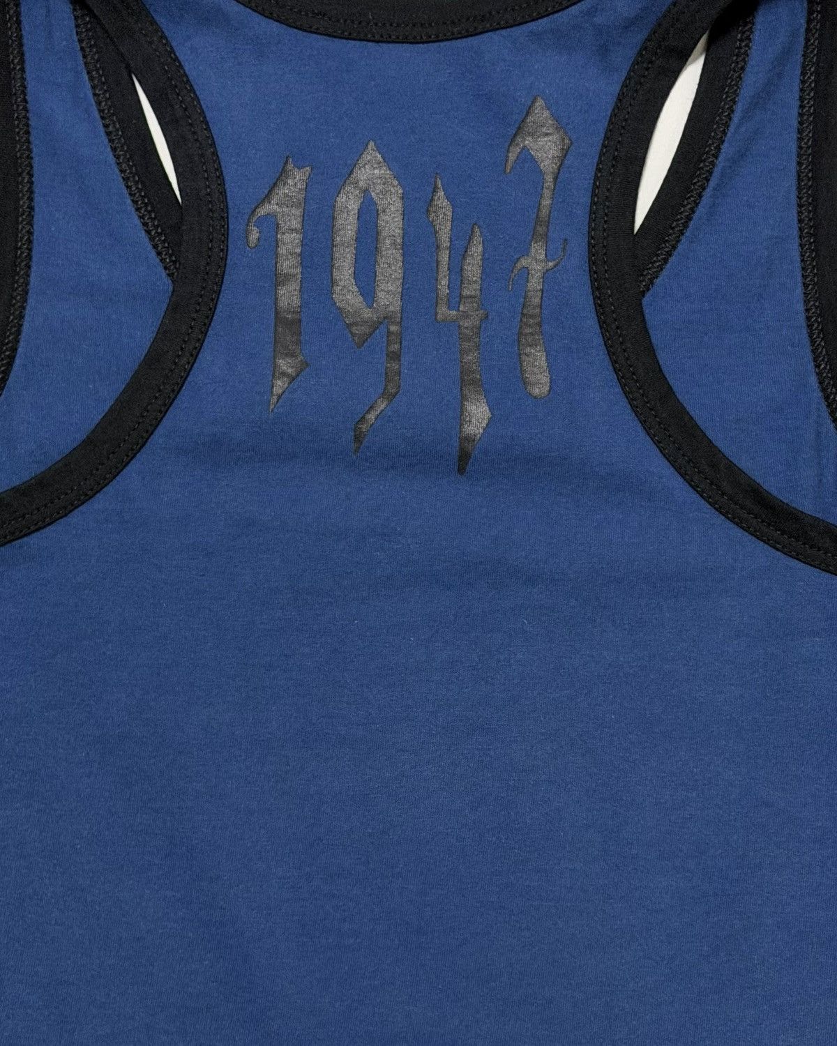 Dior CHRISTIAN DIOR S/S 2002 “1947” Gothic Logo Tank Top Size M / US 6-8 / IT 42-44 - 4 Thumbnail