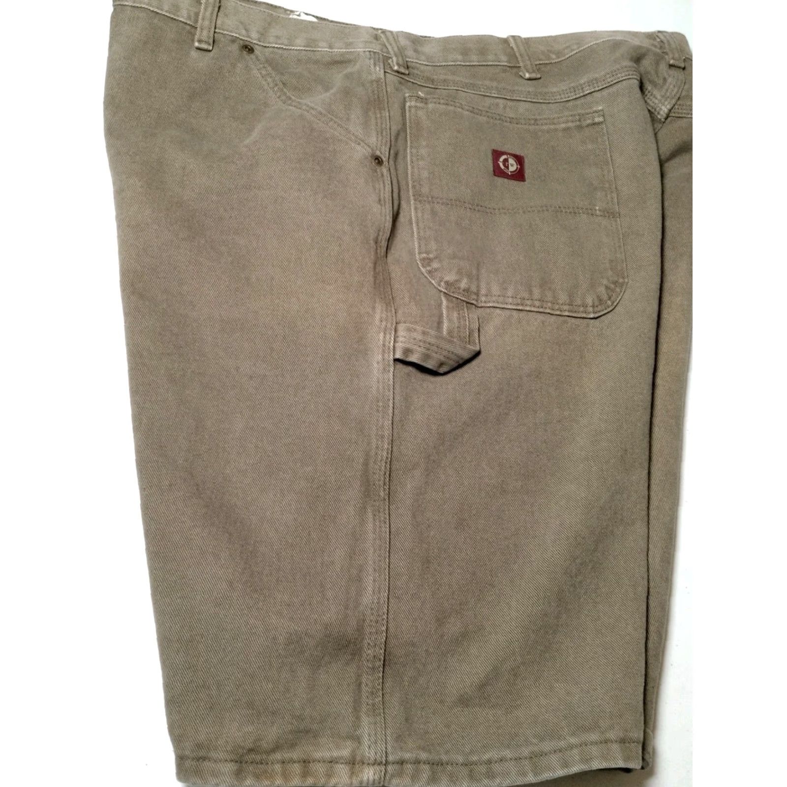 Wrangler VINTAGE Wrangler VF Jeanswear Carpenter Shorts Men's Regular 40 Army Green Denim 5-Pocket USA Size US 40 / EU 56 - 3 Thumbnail