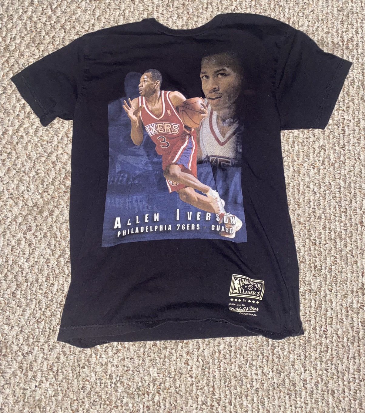 NBA × Vintage Allen Iverson Hardwood Jersey Size US S / EU 44-46 / 1 - 1 Thumbnail
