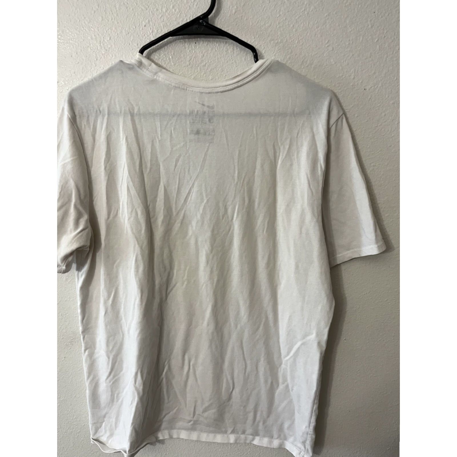Nike VINTAGE Nike Mens Short Sleeve Football T-Shirt Size Large Crew Neck Activewear White Size US L / EU 52-54 / 3 - 4 Thumbnail