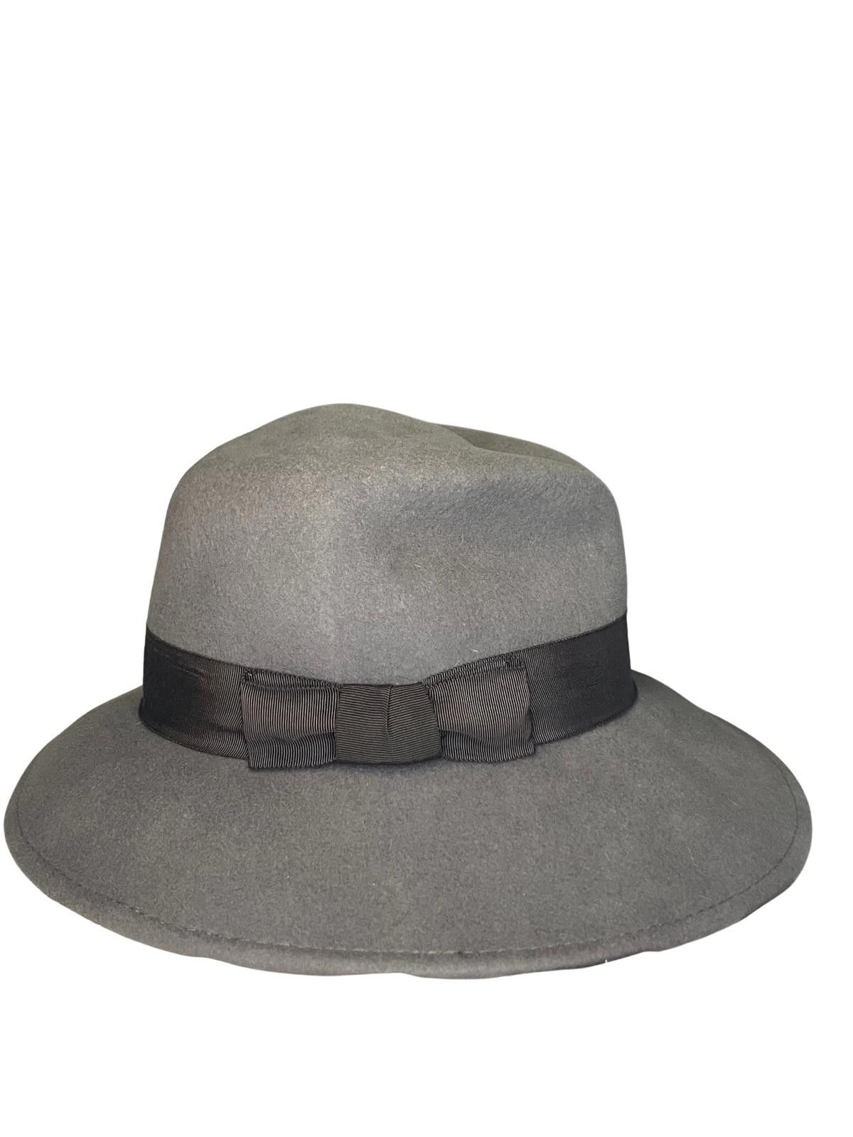 Other Eric Javits Wool Felt Fedora Hat Gray USA Size ONE SIZE - 2 Thumbnail