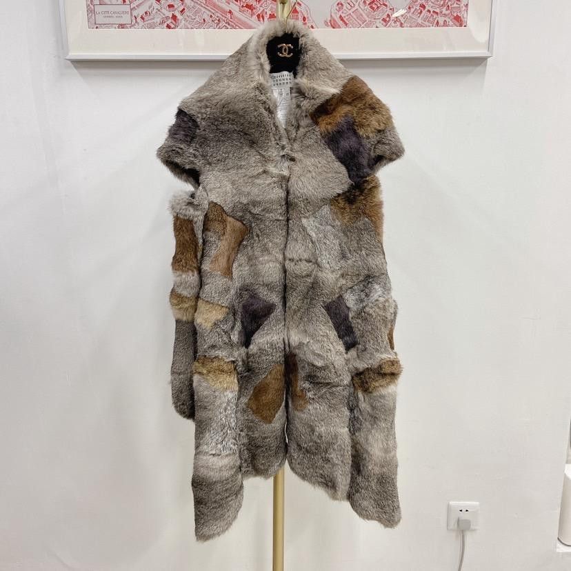 Maison Margiela Maison Margiela Rabbit Fur Vest Multi Size UNI Size ONE SIZE - 1 Thumbnail