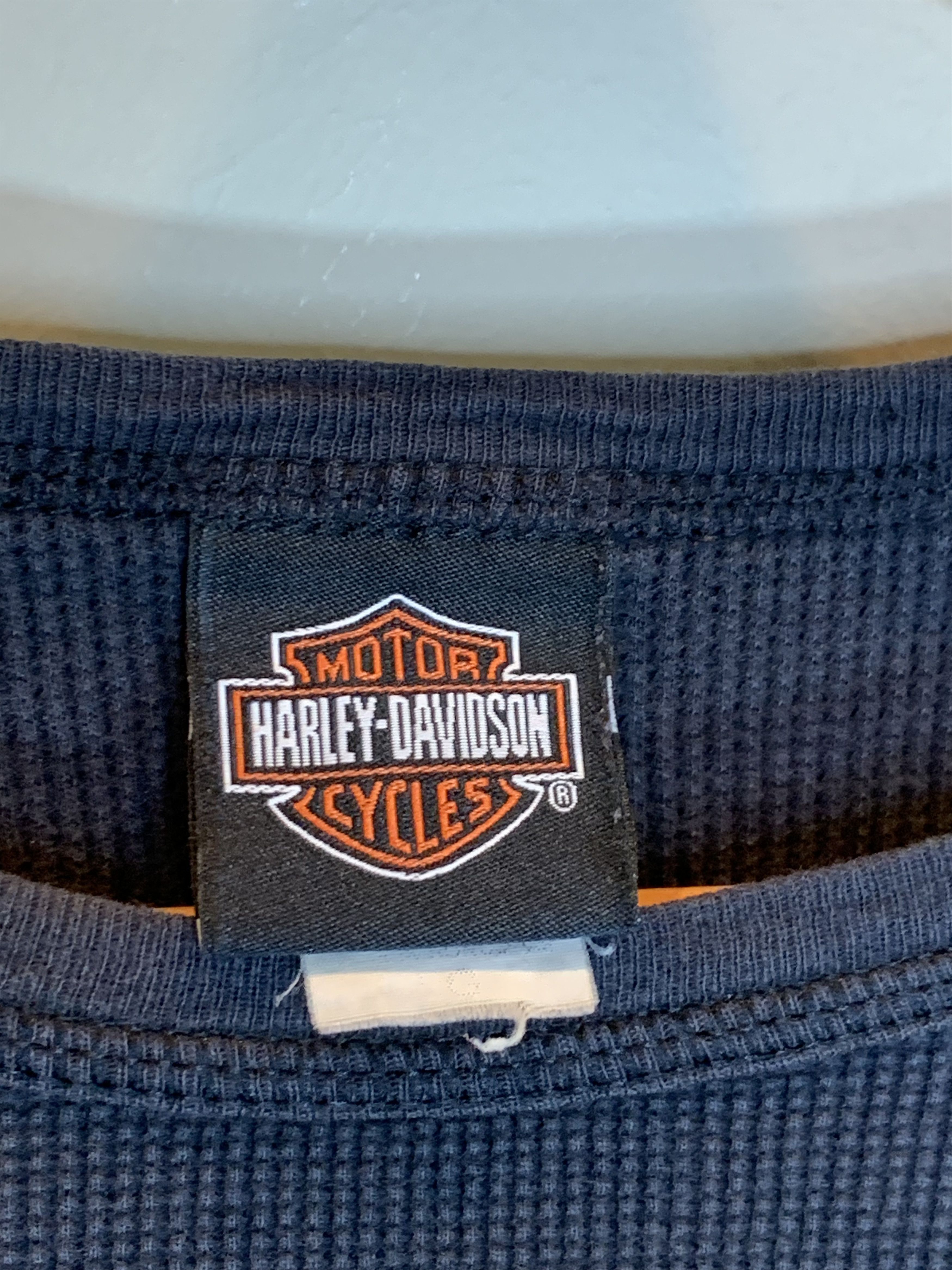 Harley Davidson RARE* Vintage 90’s Harley Davidson Biker Faded Thermal Shirt Size US L / EU 52-54 / 3 - 9 Thumbnail