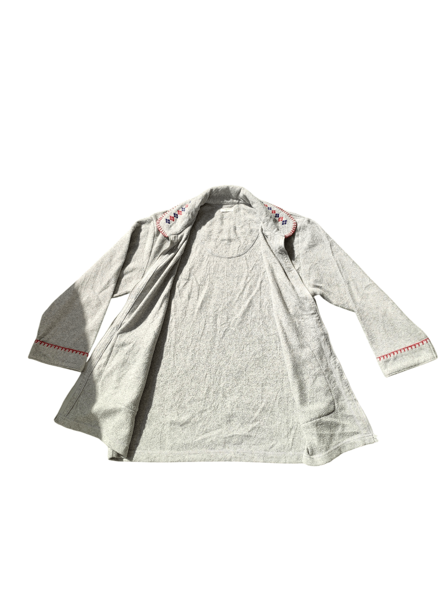 Japanese Brand 💥Vintage Un Jardin En Plus Paris Fleece Jacket Size US M / EU 48-50 / 2 - 14 Thumbnail