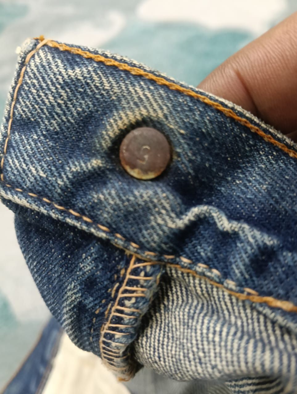 Levi's Vintage Clothing × Vintage Vintage Levis 50’s Made in Usa Jeans Size US 36 / EU 52 - 15 Thumbnail