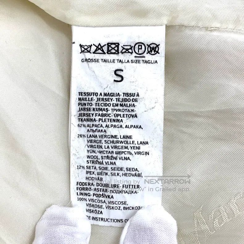 Max Mara Max Mara Ivory Teddy Alpaca Hair Lapel Double Breasted Lon Size S / US 4 / IT 40 - 7 Thumbnail