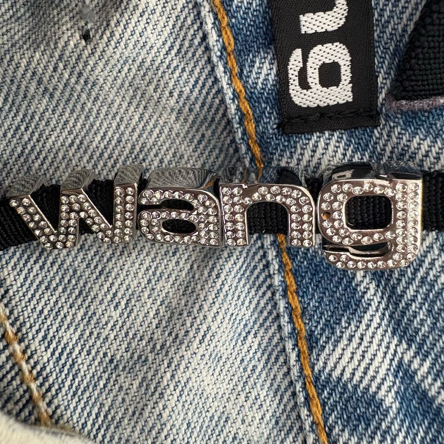 Alexander Wang Alexander Wang Water-drop letter logo decorated low-waist Size 27" / US 4 / IT 40 - 9 Thumbnail