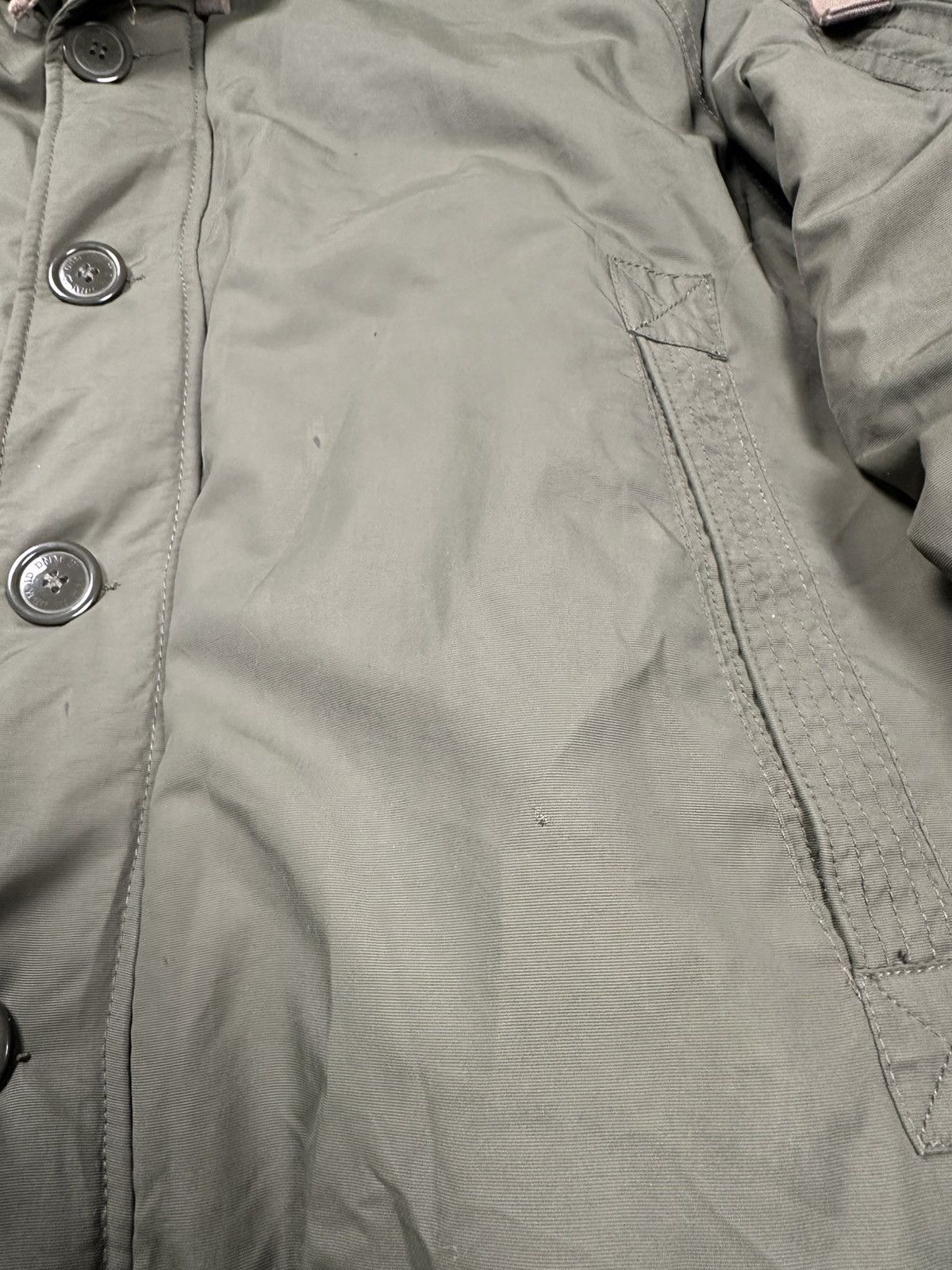 If Six Was Nine × Japanese Brand × Le Grande Bleu (L.G.B.) Vintage Y2K Faux Fur Flyers Khaki Bomber Jacket Size US L / EU 52-54 / 3 - 6 Thumbnail