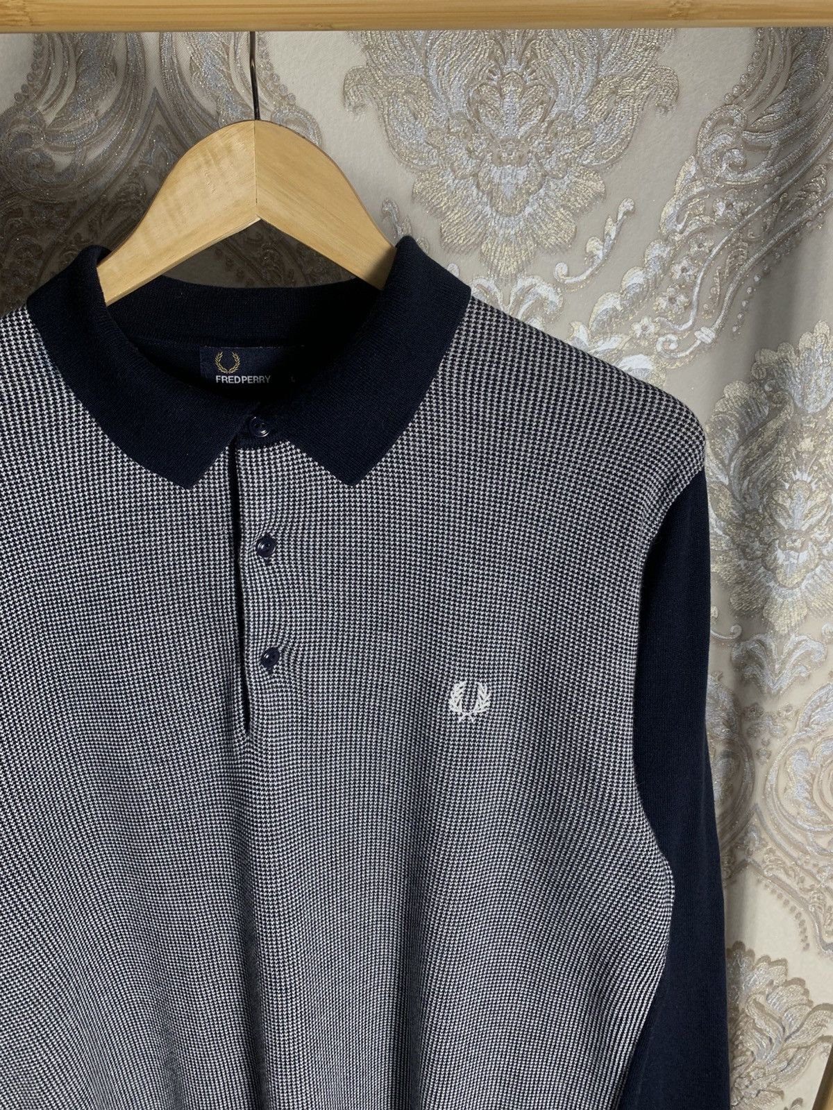 Fred Perry VINTAGE FRED PERRY LONG SLEEVE POLO CLASSIC CASUAL DESIGNER Size US L / EU 52-54 / 3 - 2 Thumbnail