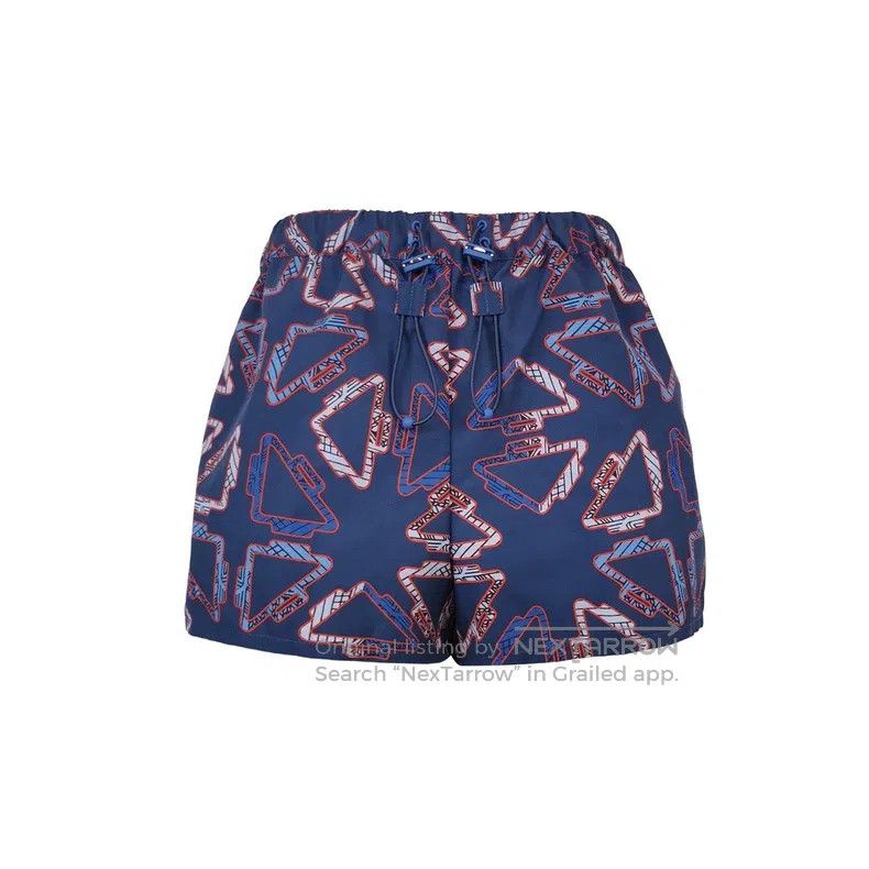 Hermes Blue printed shorts
