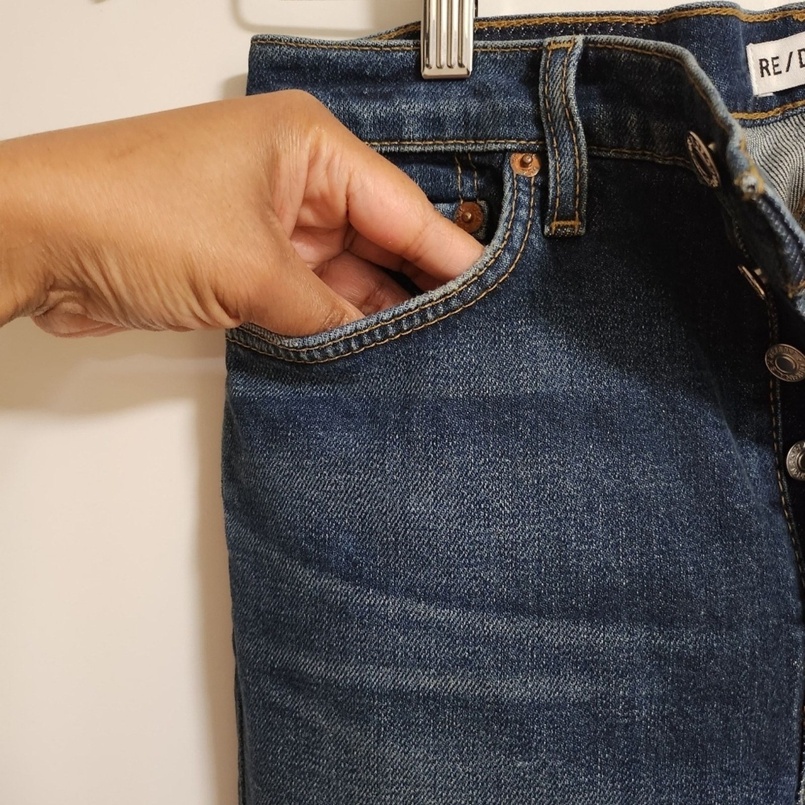 RE/DONE Re/Done-90's High Rise ankle crop Size 27" / US 4 / IT 40 - 5 Thumbnail