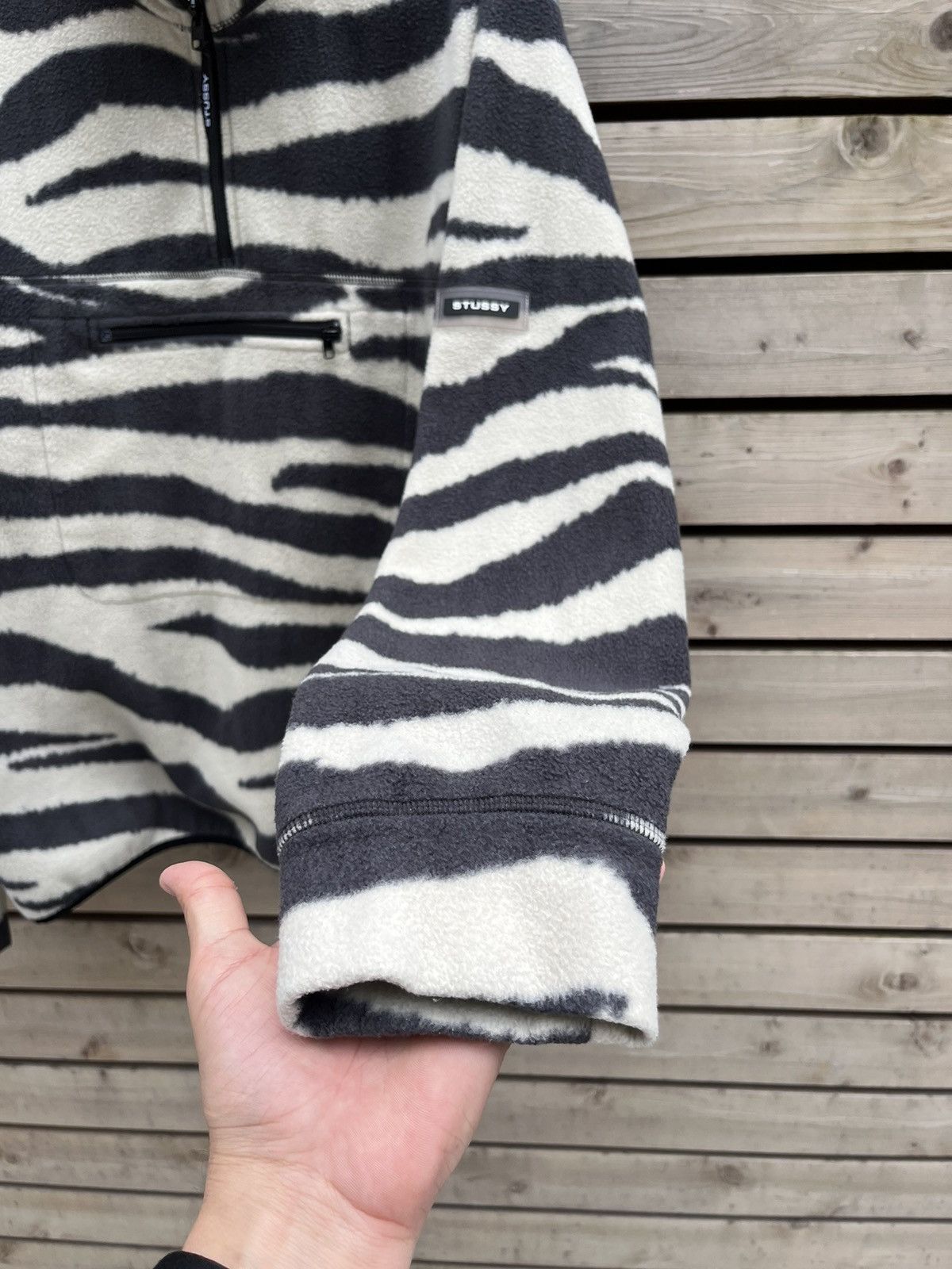 Stussy Stussy Zebra Fleece Jacket Half Zip Pullover Y2K Size US XL / EU 56 / 4 - 11 Thumbnail