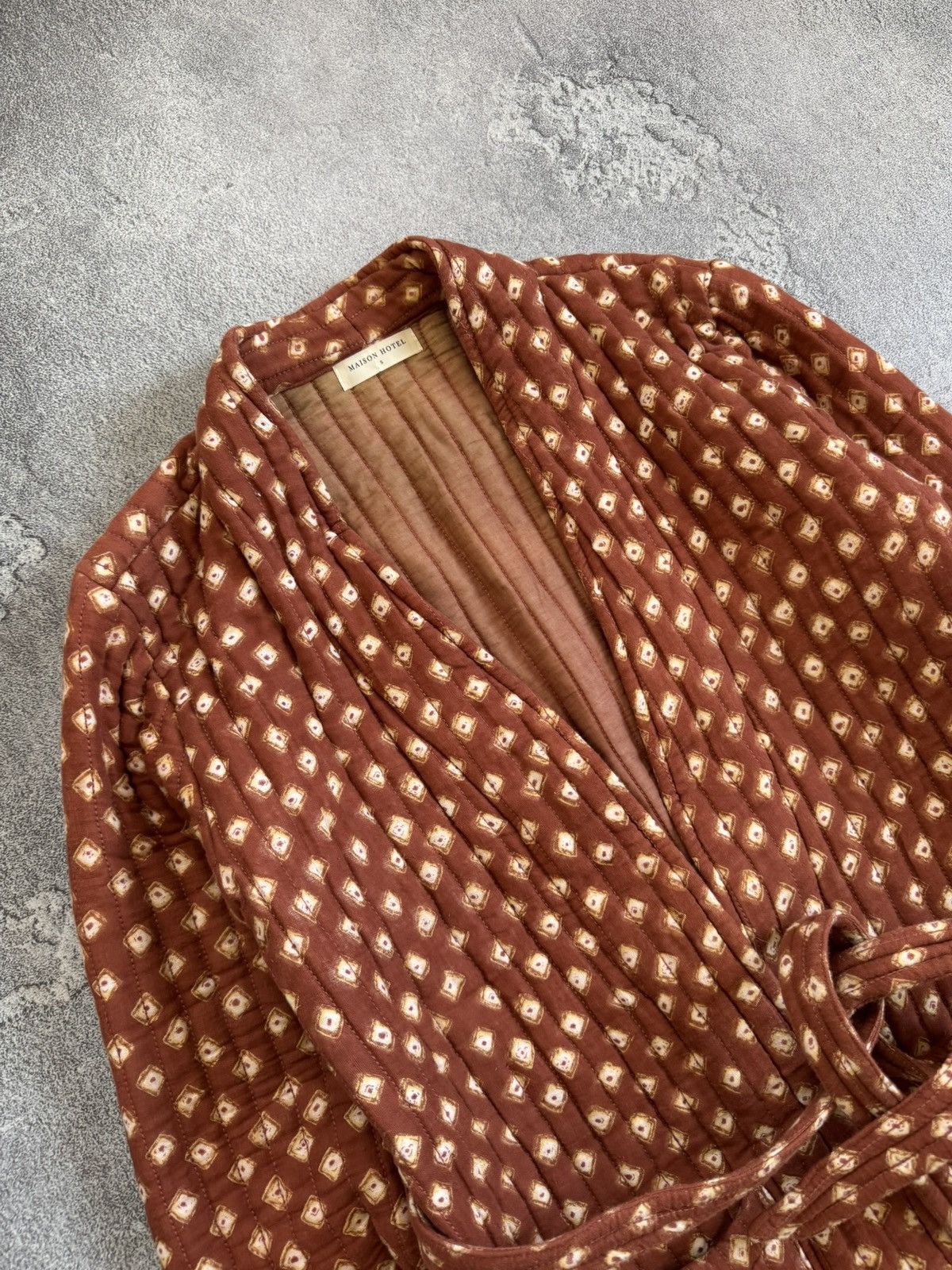 Maison Hotel Maison Hotel S/size kimono 👘 belt jacket quilted blazer Size S / US 4 / IT 40 - 2 Thumbnail