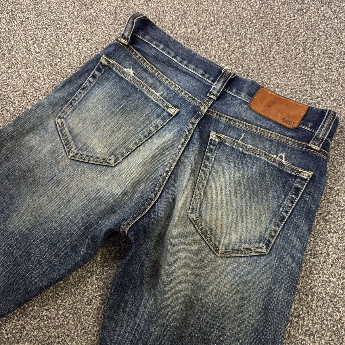 Undercover × Uniqlo 🔥🇯🇵 Vintage 90s S001 Uniqlo UJ Slim Fit Straight Jeans Denim Size US 28 / EU 44 - 7 Thumbnail
