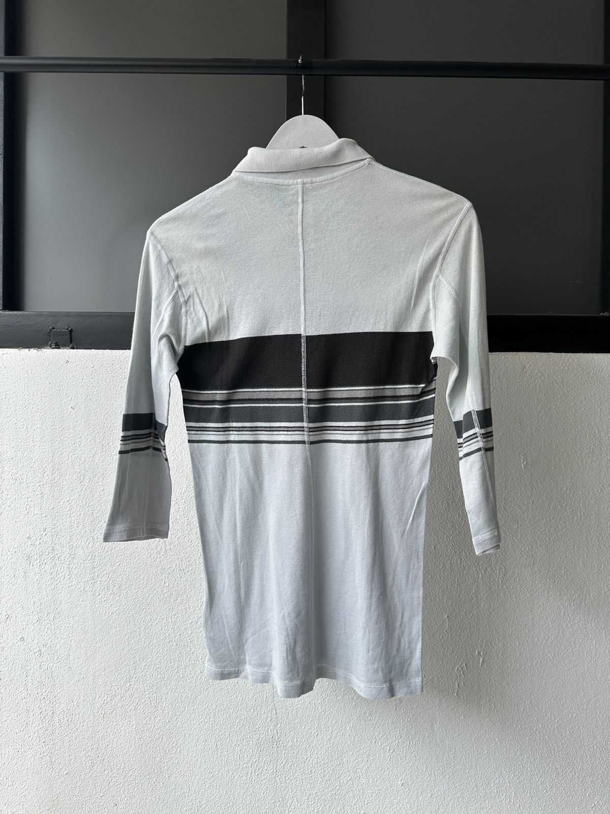 Attachment 2000s Attachment Japan striped polo quarter sleeve Size US M / EU 48-50 / 2 - 8 Thumbnail