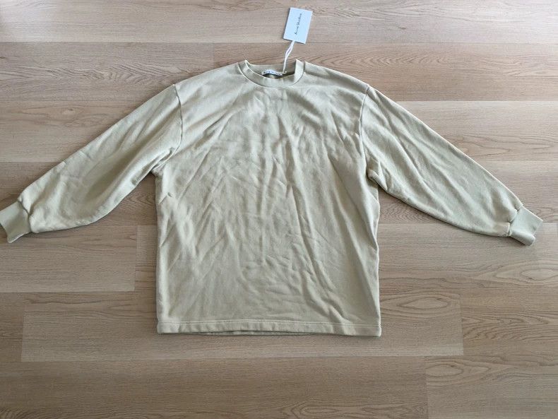 Acne Studios acne studios A red bean paste letter embroidered sweatshir Size US L / EU 52-54 / 3 - 2 Thumbnail