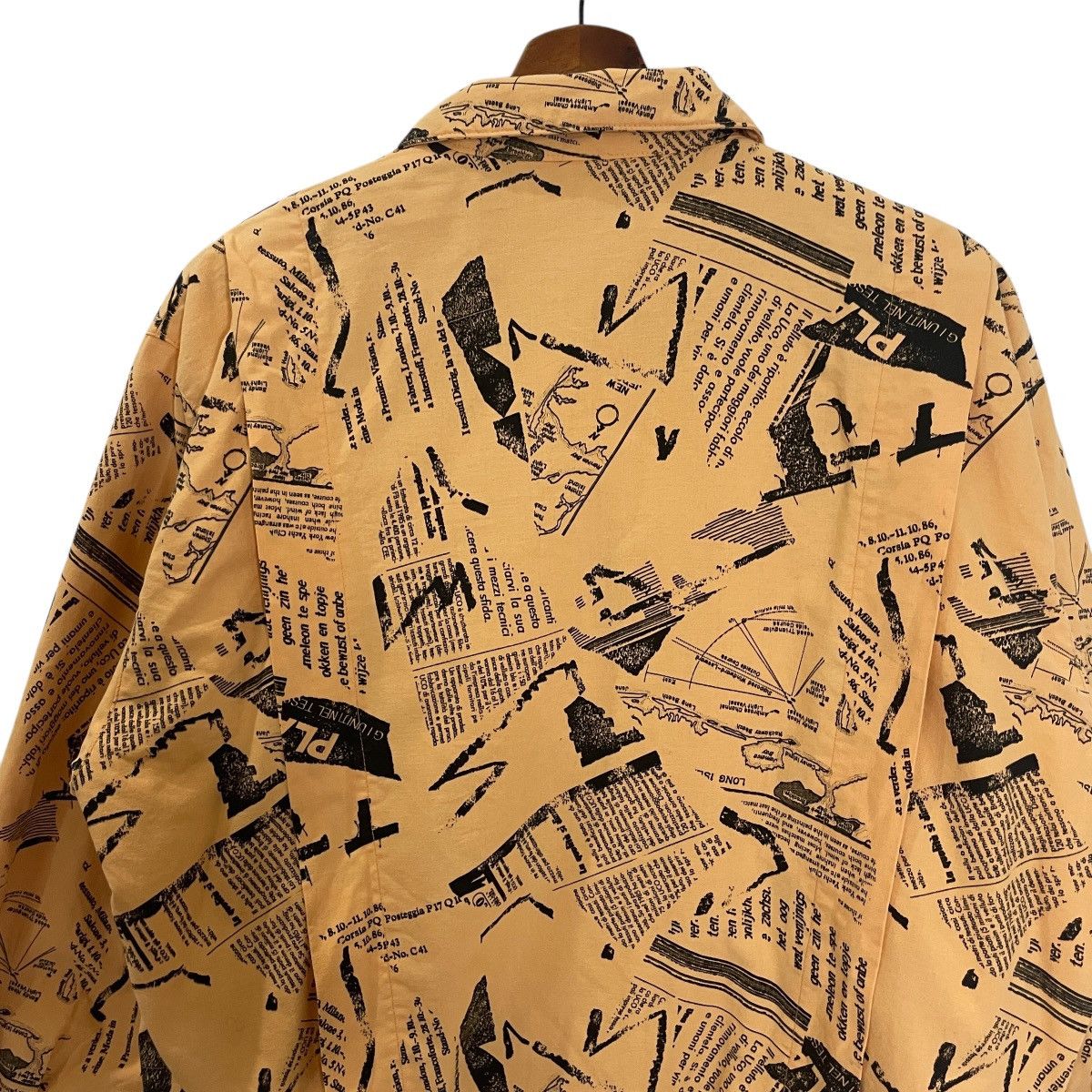 RENOWN Vintage Simple Life By Renown Newspaper Motive Jacket Size US M / EU 48-50 / 2 - 8 Thumbnail
