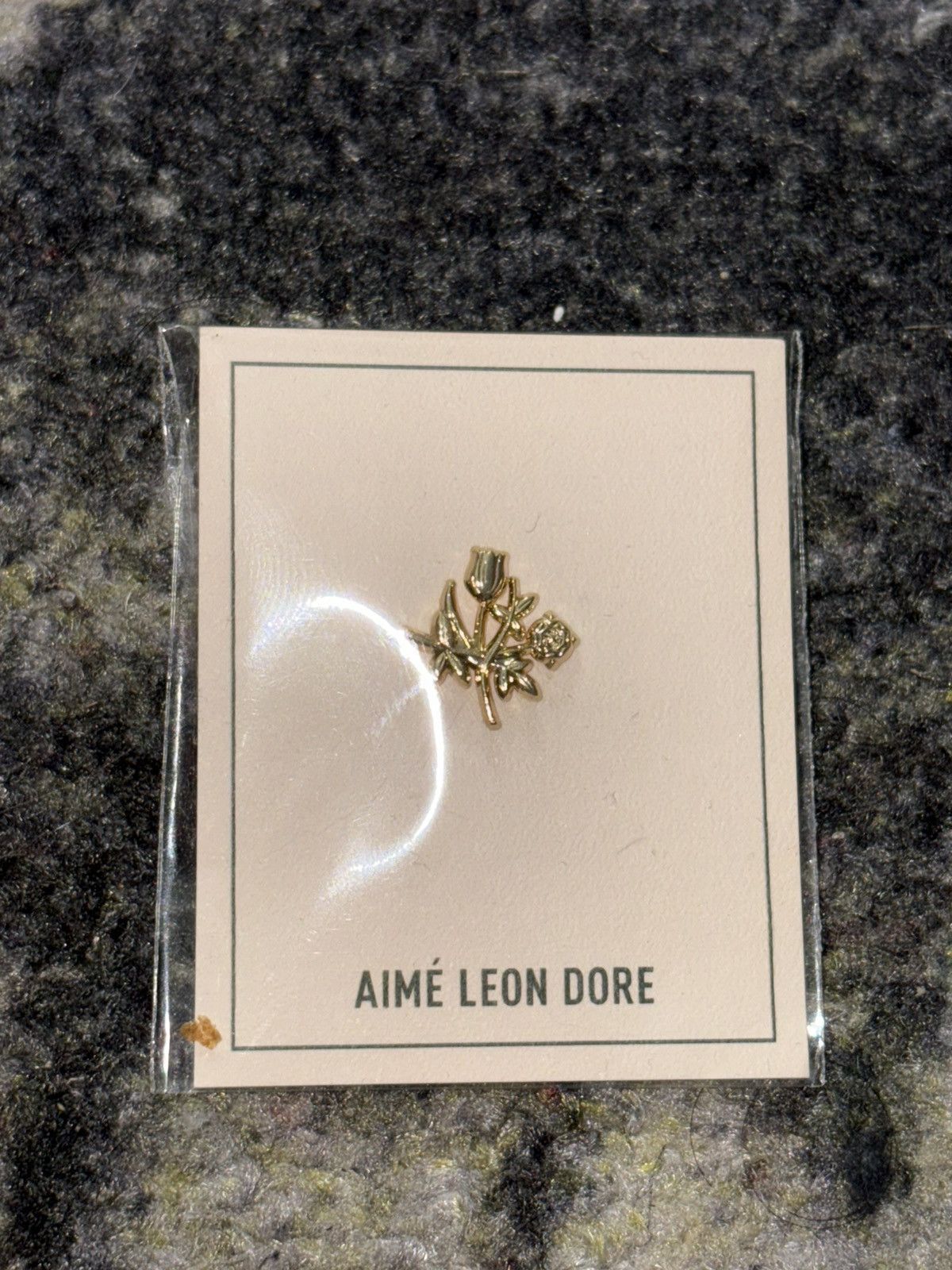 Aime Leon Dore Aime Leon Dore Crest Gold Pin Size ONE SIZE - 2 Thumbnail